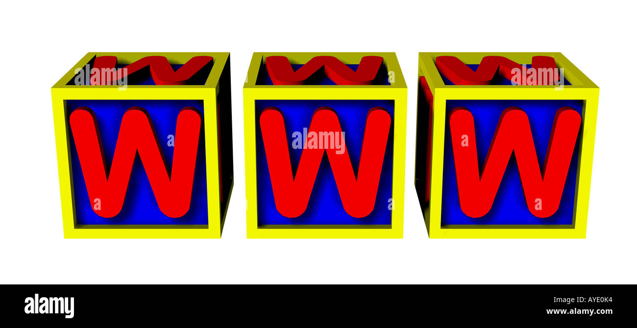 word World wide web Stock Photo - Alamy