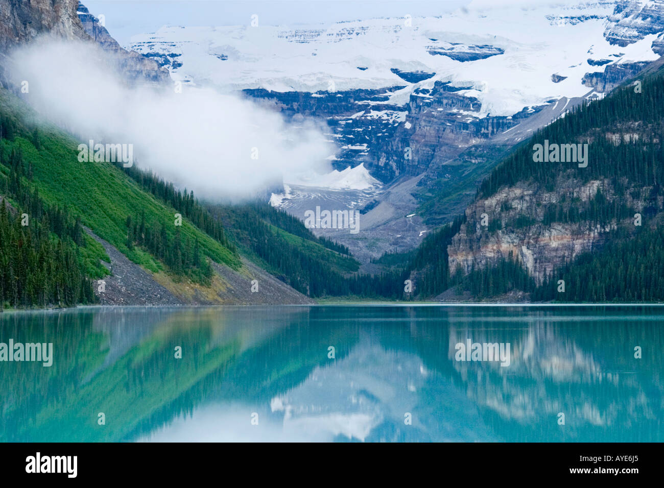 Lake Louise in Banff National Park Stock Photo - Alamy
