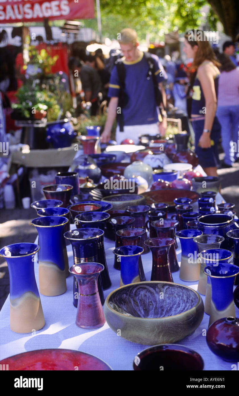 Salamanca Place Saturday market features local arts crafts and produce