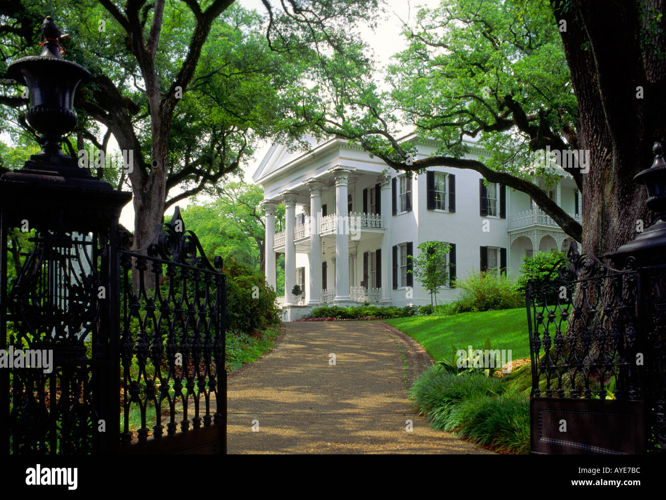 Natchez, Mississippi, USA. Stanton Hall antebellum plantation mansion house Stock Photo