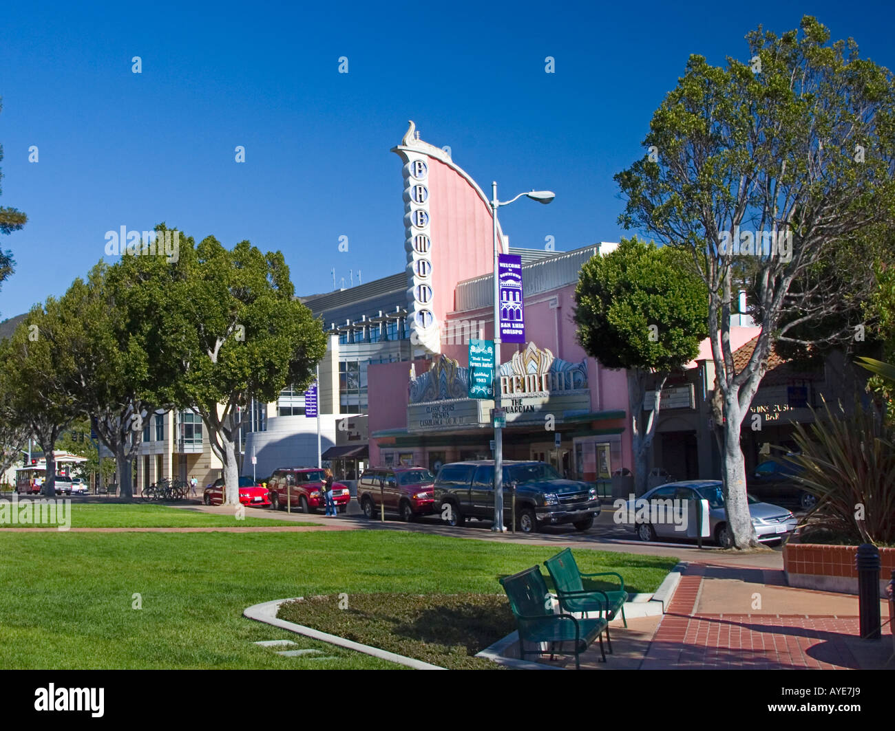 San luis obispo california downtown hires stock photography and images