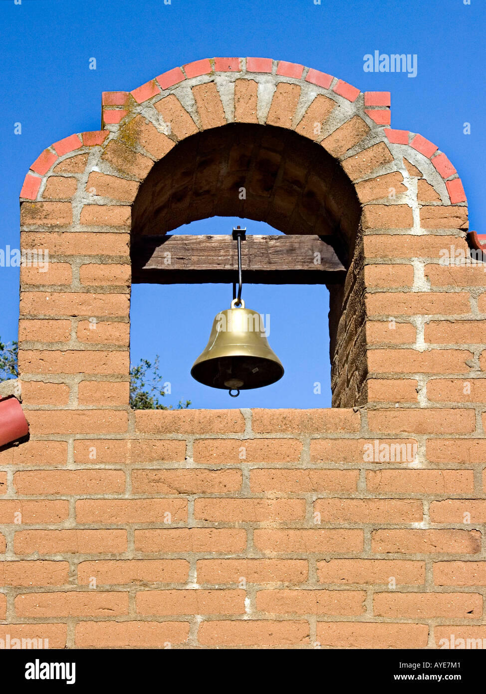 Spanish Mission Bell Stock Photo Alamy