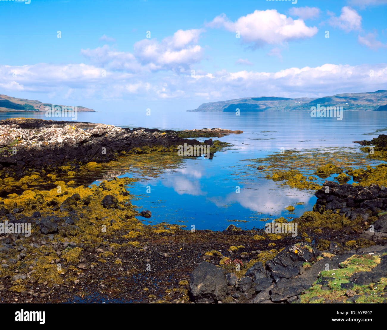 Laggan Bay Loch Tuath Isle of Mull Scottish Highlands UK Stock Photo