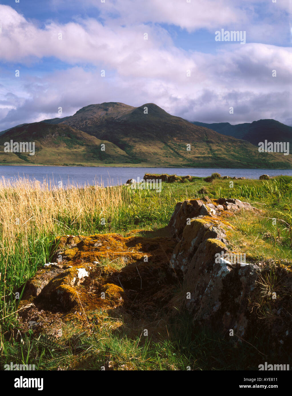 Beinn A Chraig Loch Na Keal Isle of Mull Scottish Highlands UK Stock Photo