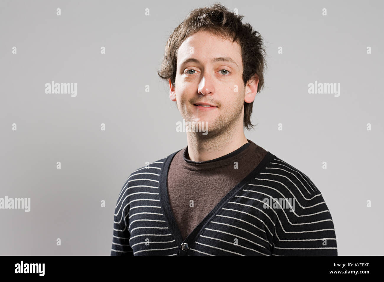 Portrait of a young man Stock Photo - Alamy
