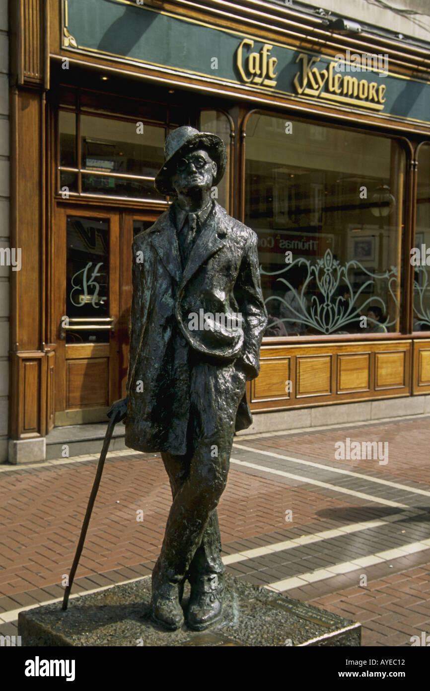 Ireland Dublin James Joyce Stock Photo - Alamy