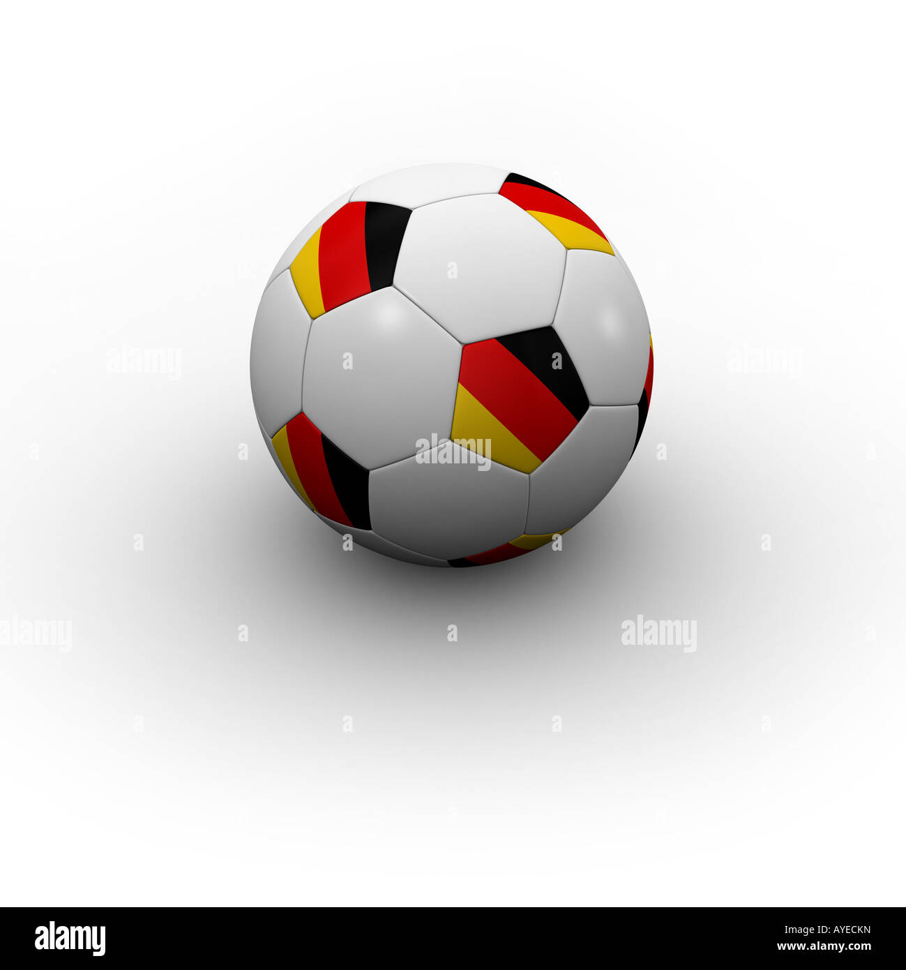 German Soccer Ball Stock Photo Alamy