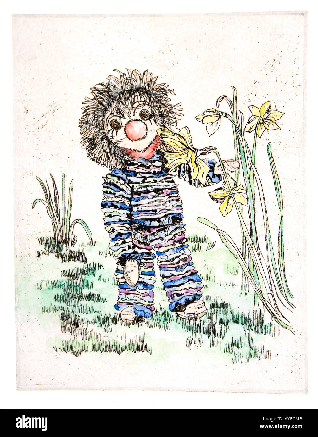 Children in garden setting Cut Out Stock Images & Pictures - Alamy