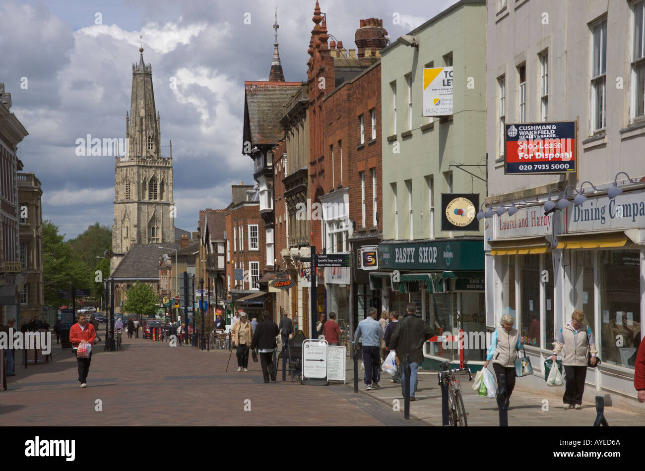 Southgate Street Gloucester Gloucestershire England Stock Photo Alamy