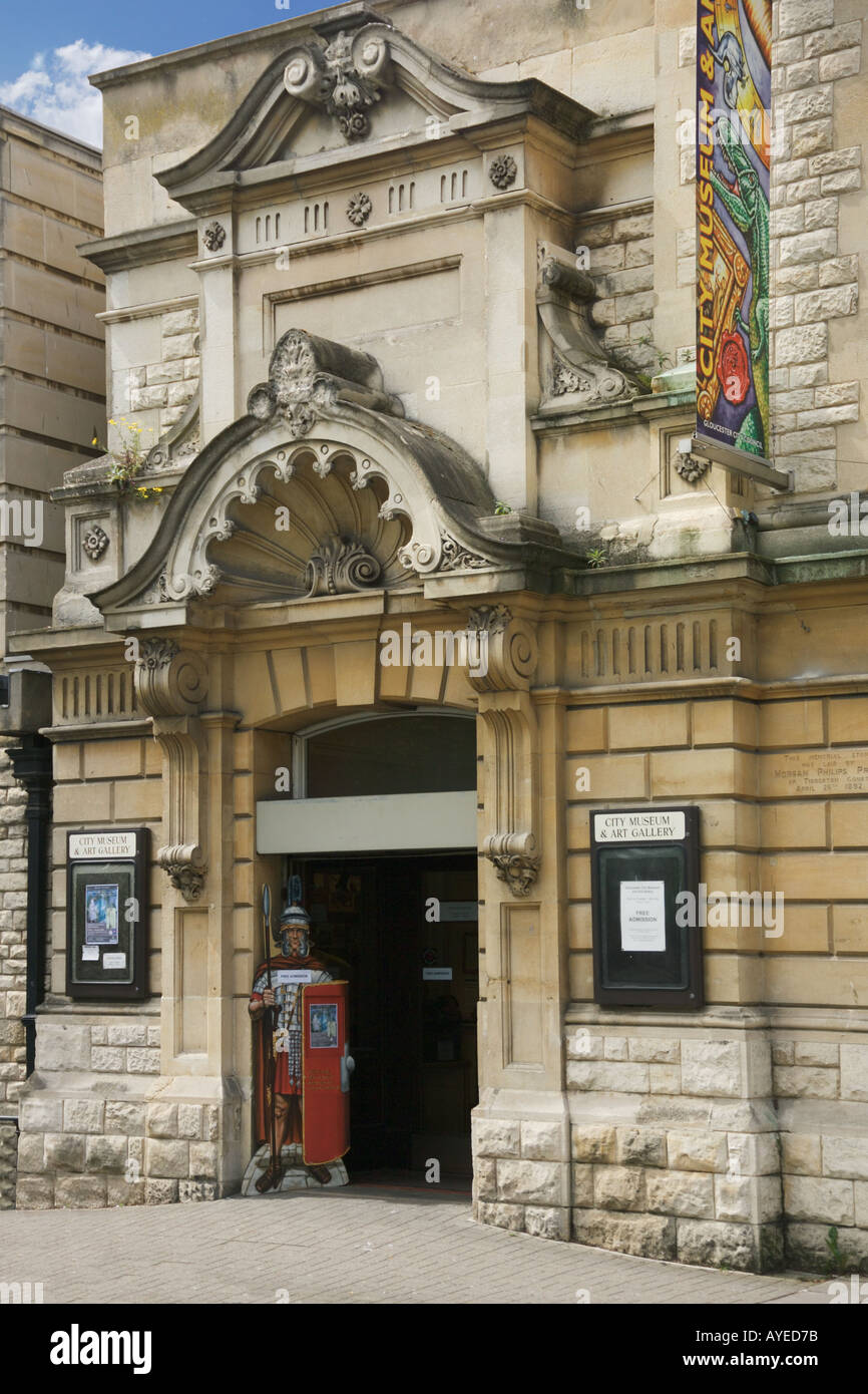 City Museum and Art Gallery Gloucester Gloucestershire England Stock