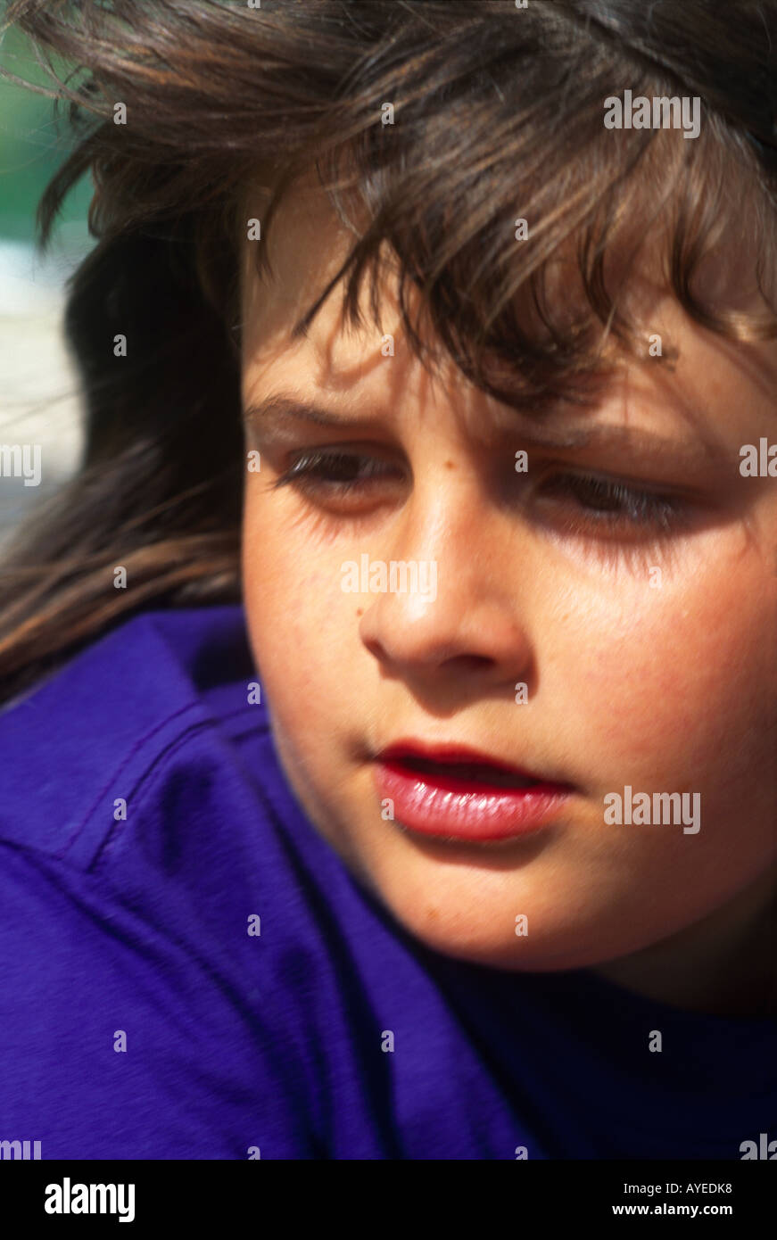 9 year old girl hi-res stock photography and images - Alamy