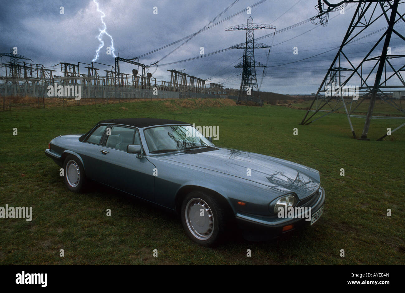 Jaguar XJ-S sports car Stock Photo
