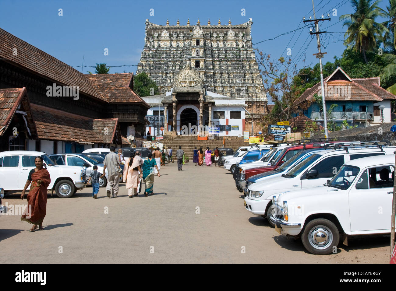 Sri Padmanabhaswamy Temple in Trivandrum South India Stock Photo