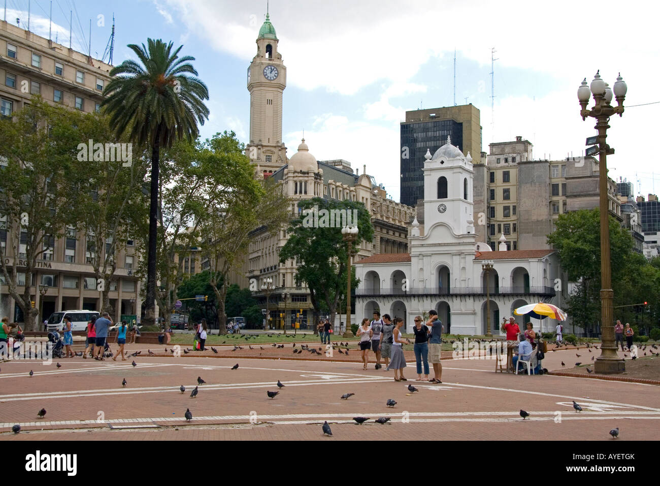 The Cabildo located in the Plaza de Mayo in Buenos Aires Argentina Stock Photo