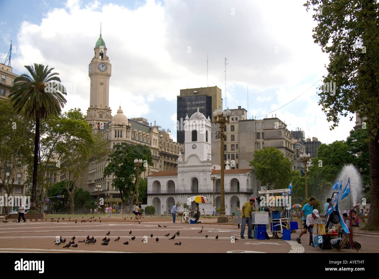 The Cabildo located in the Plaza de Mayo in Buenos Aires Argentina Stock Photo