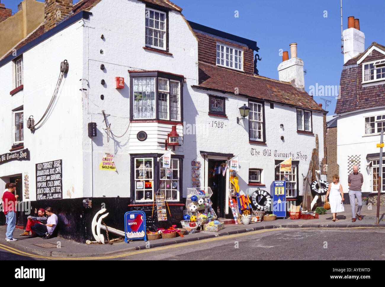 The so called Old Curiosity Shop, Broadstairs, Kent, England Stock