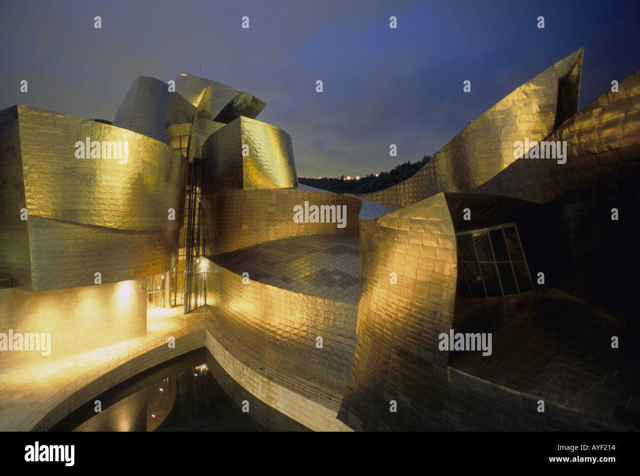 Spain Bilbao Guggenheim Museum Stock Photo