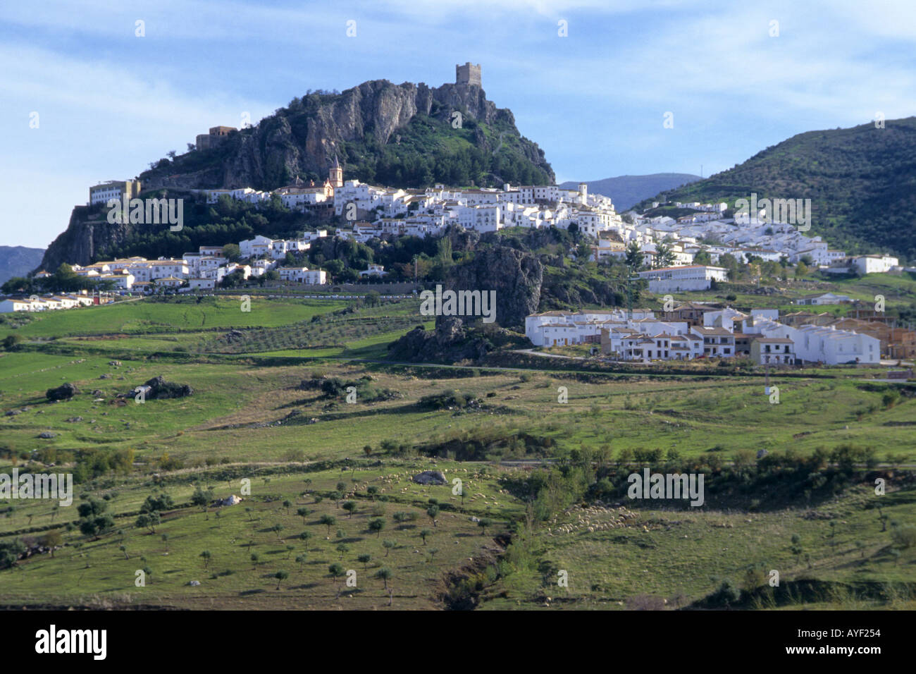 Spain Zahara de la Sierra Stock Photo - Alamy