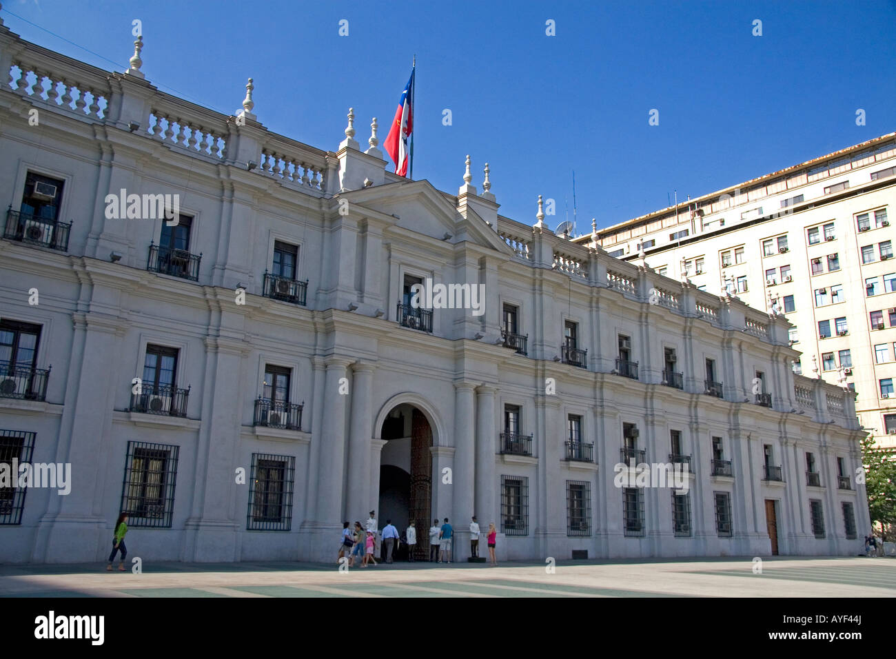 The Palacio de la Moneda in Santiago Chile Stock Photo - Alamy