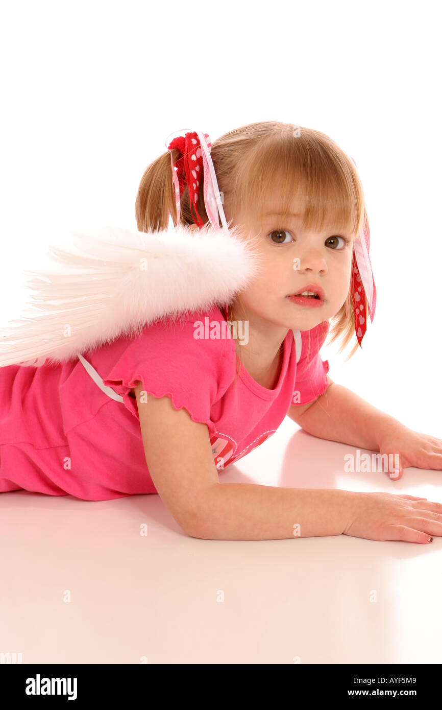 angel girl laying down Stock Photo - Alamy