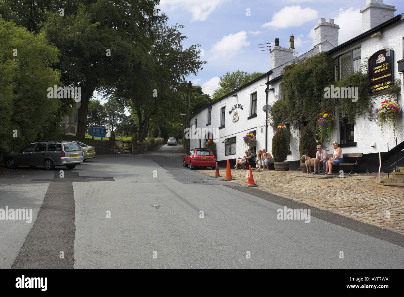 Belmont village summer Lancashire UK Stock Photo Alamy