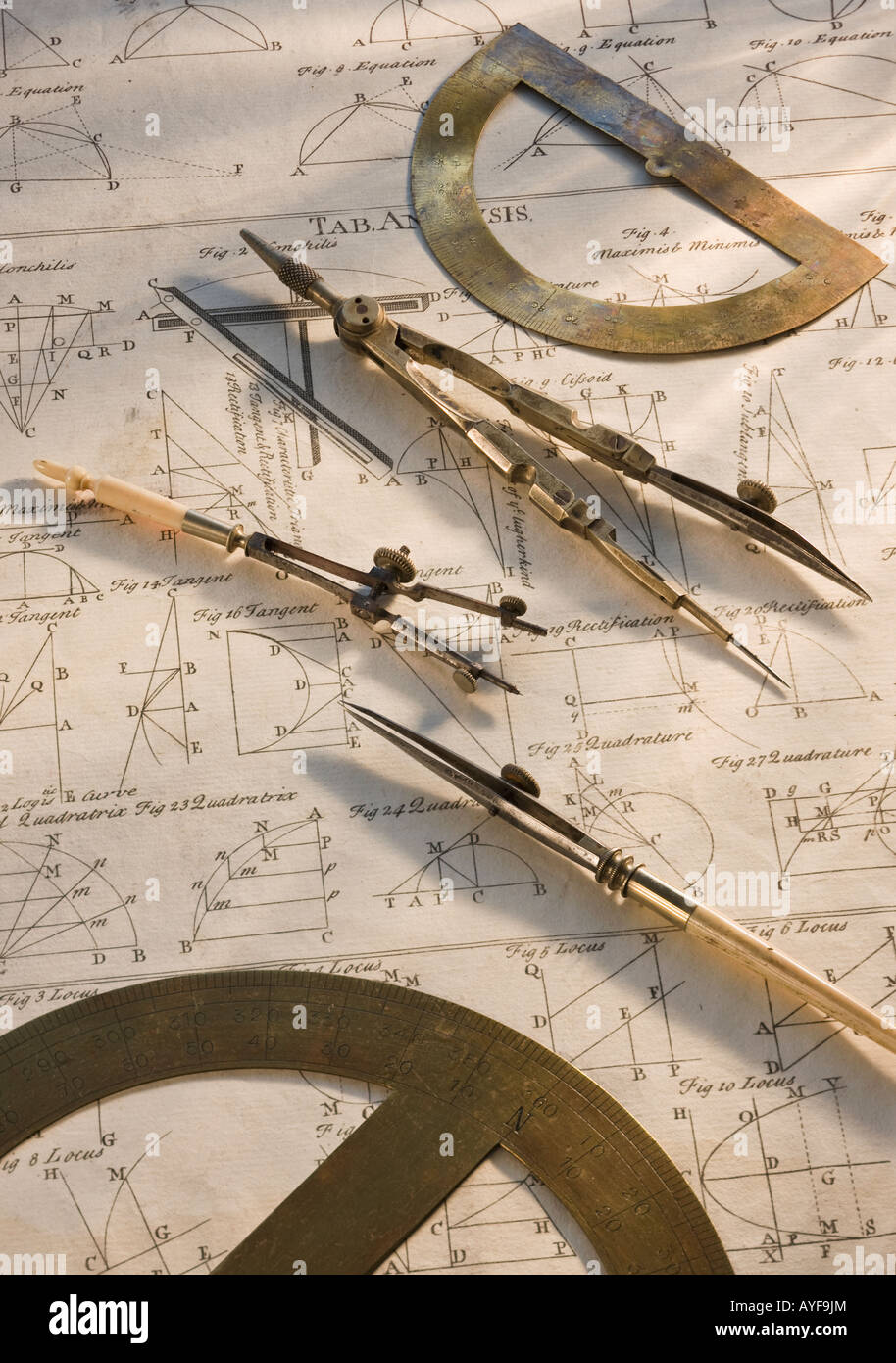 Pair Of Compasses Stock Photos & Pair Of Compasses Stock Images Alamy