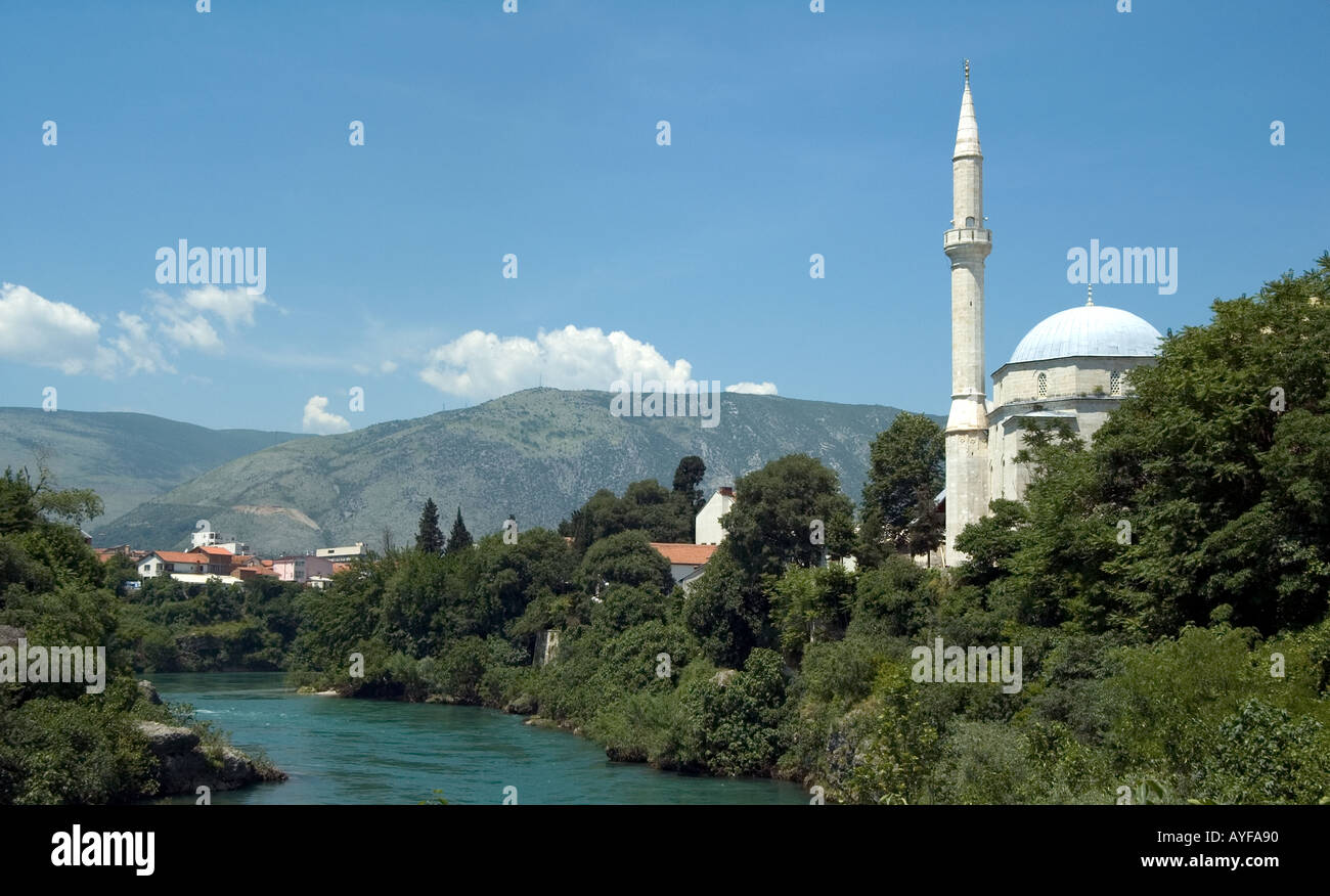The Mosque in Mostar Stock Photo