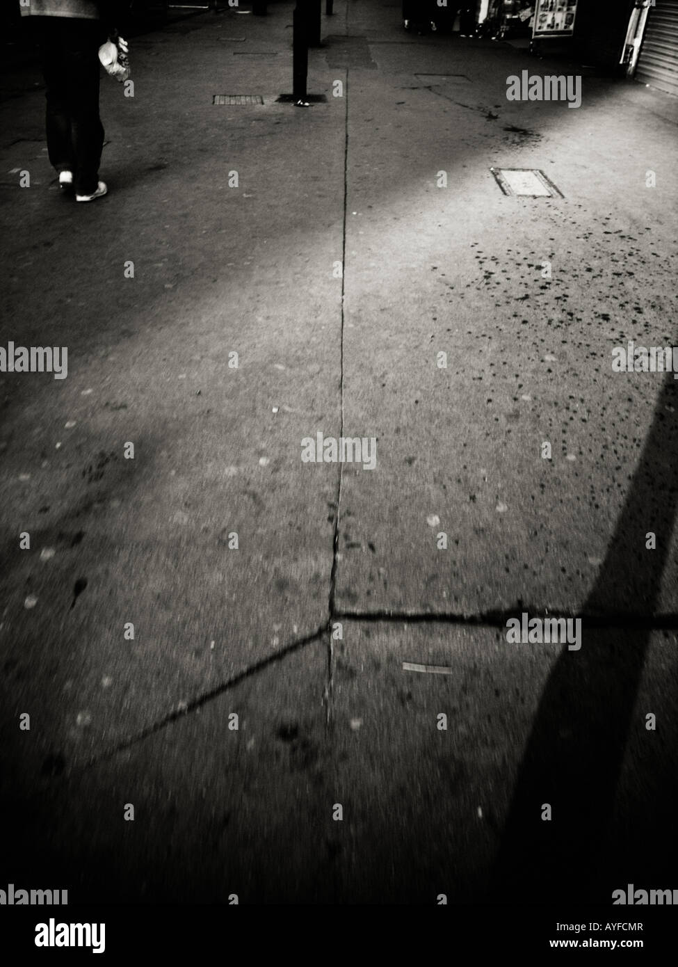 Cracks in pavement walking hi-res stock photography and images - Alamy