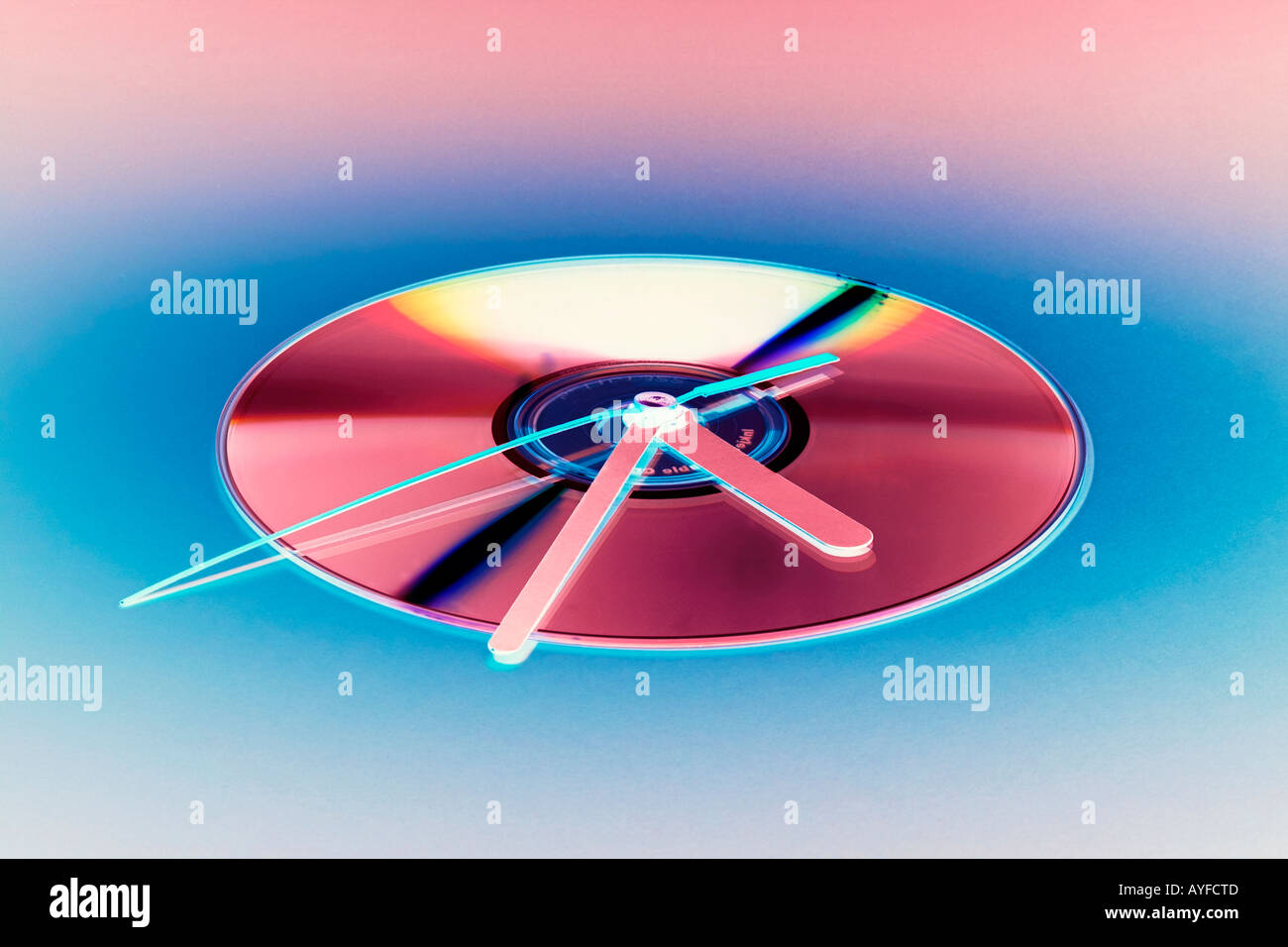 Cd clock hi-res stock photography and images - Alamy