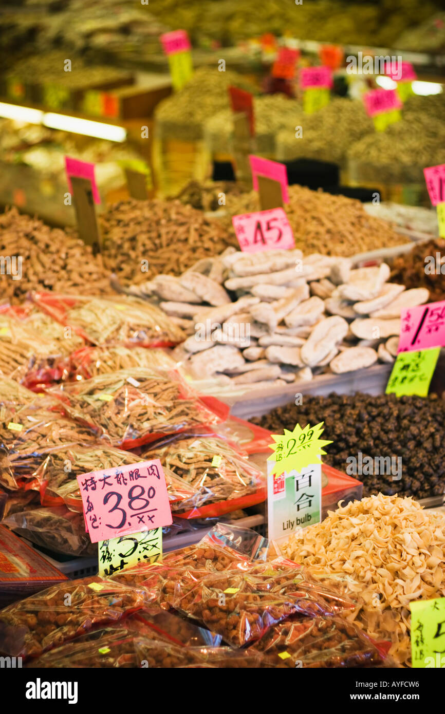 Vancouver Chinese Market Stock Photo - Alamy