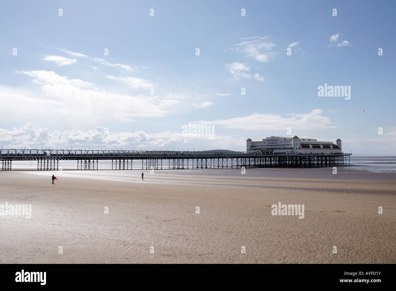 Weston-Super-Mare Pier somerset Stock Photo