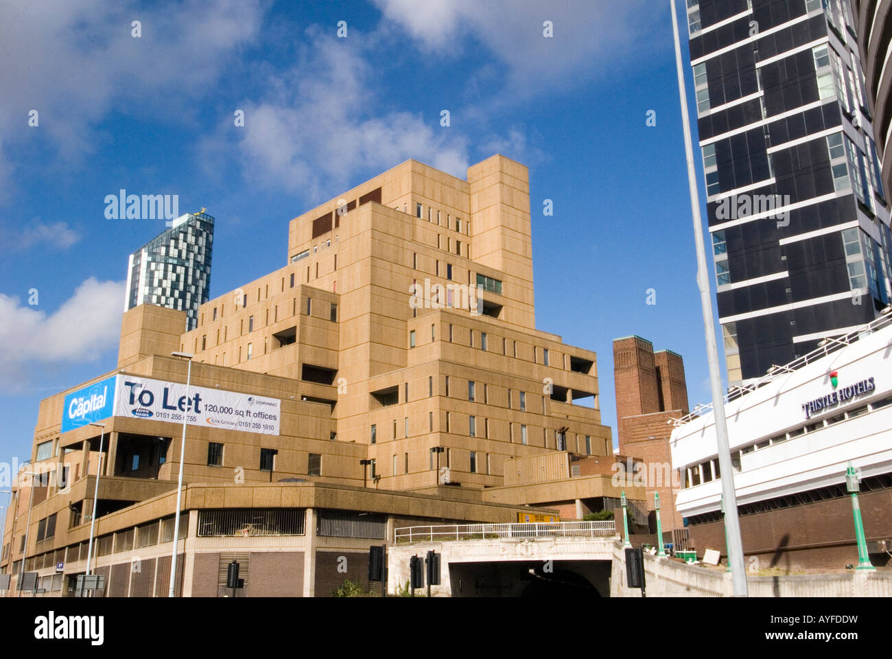 'The Capital' building in Liverpool, England, UK Stock Photo Alamy