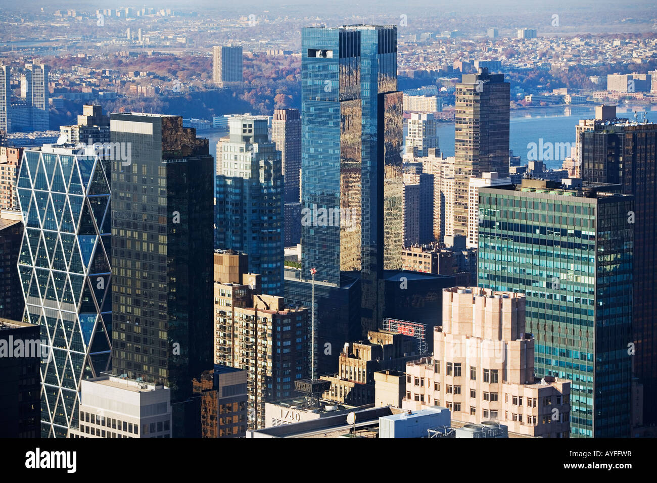 Time Warner Building, New York City Stock Photo