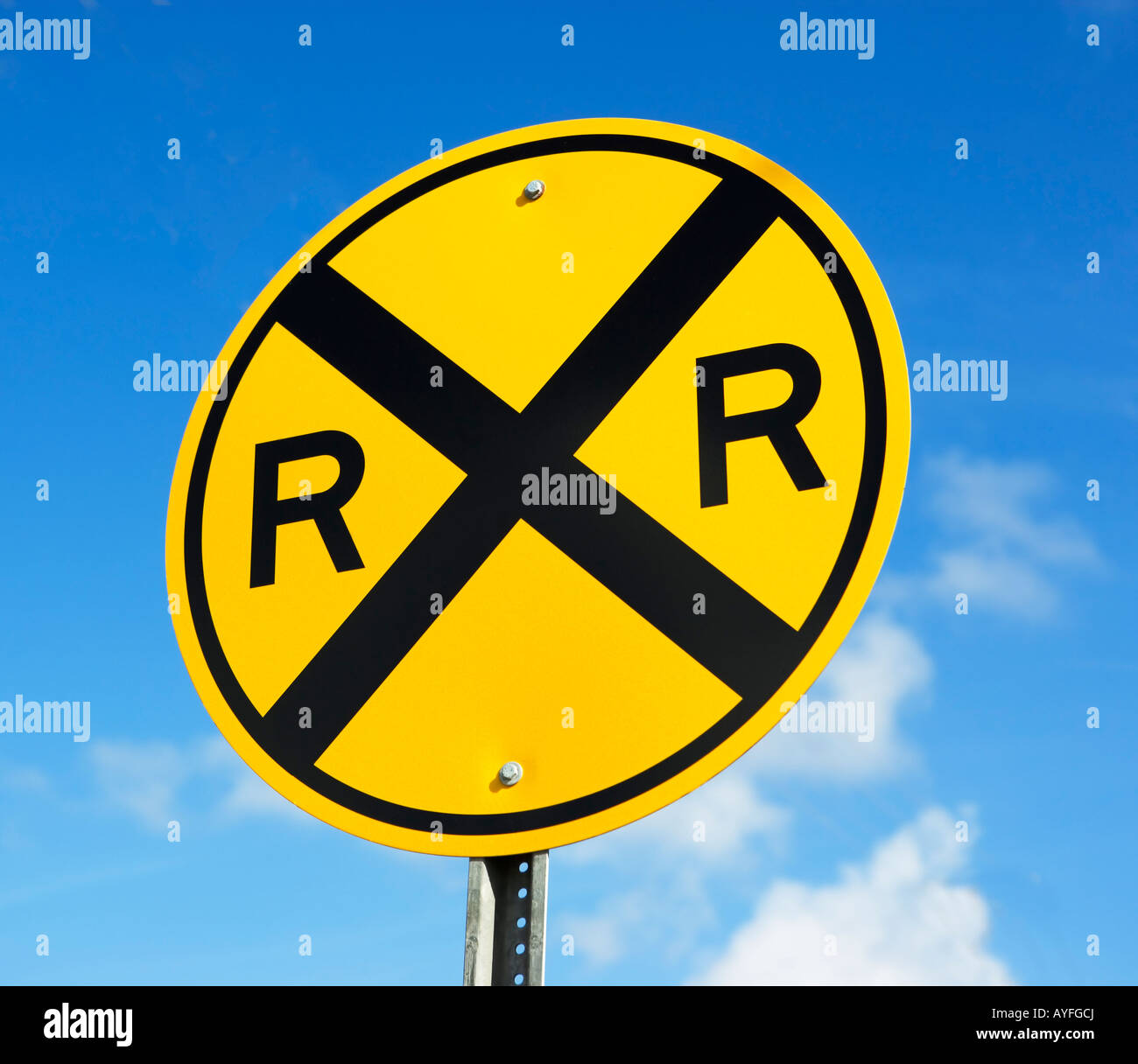 Railroad Sign High Resolution Stock Photography And Images Alamy