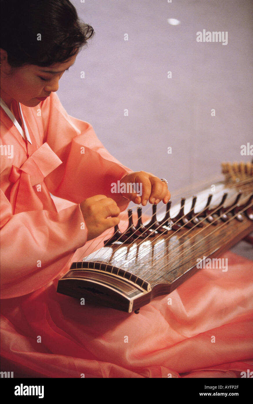 Traditional Korean Instrument Stock Photo Alamy