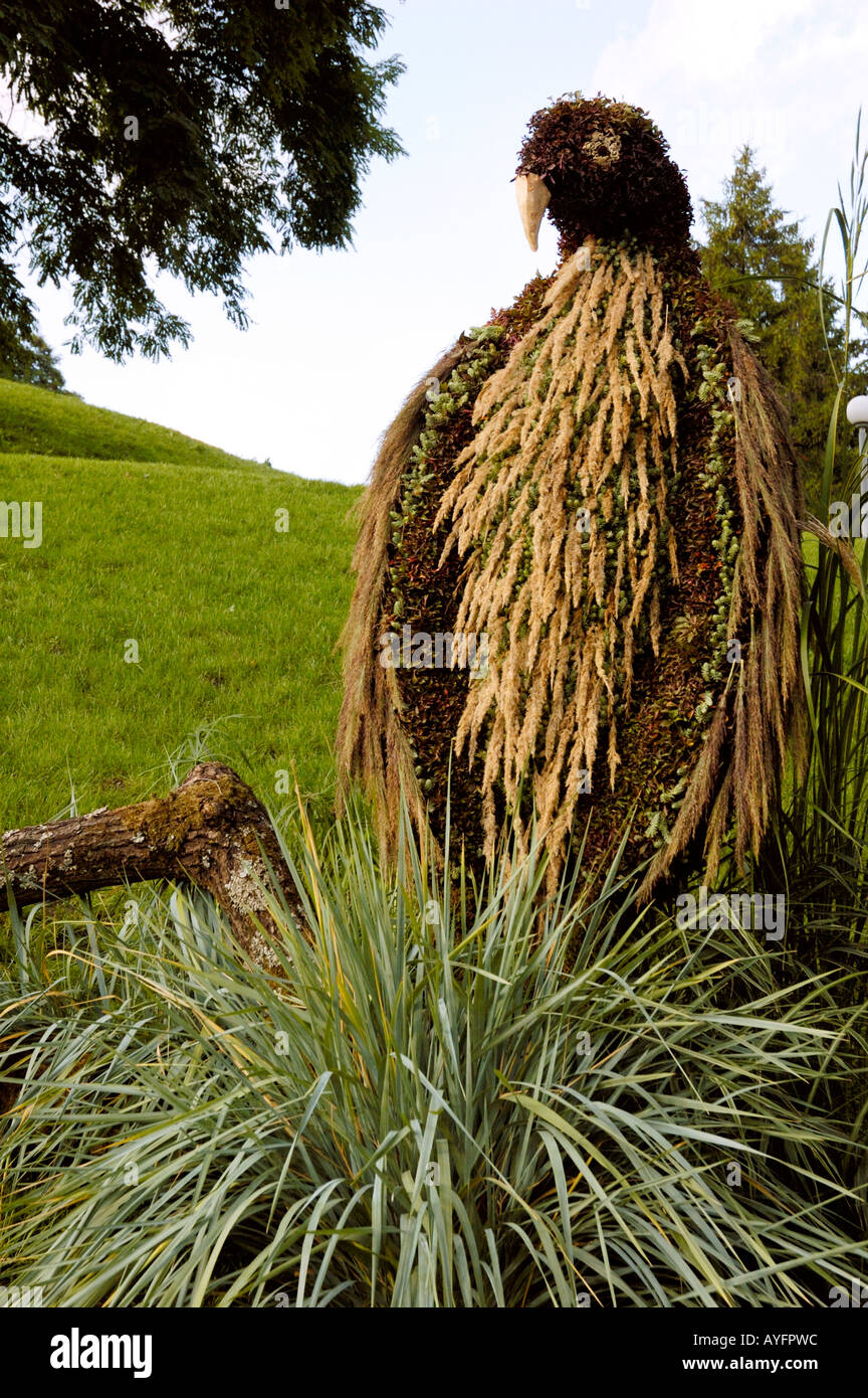 Landscape gardening and flower arrangement Stock Photo Alamy