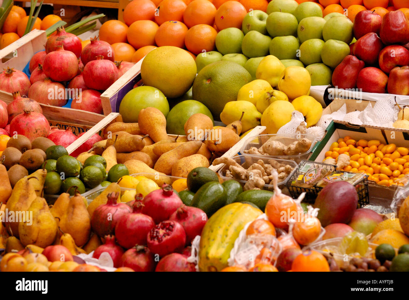 Fruit market Stock Photo