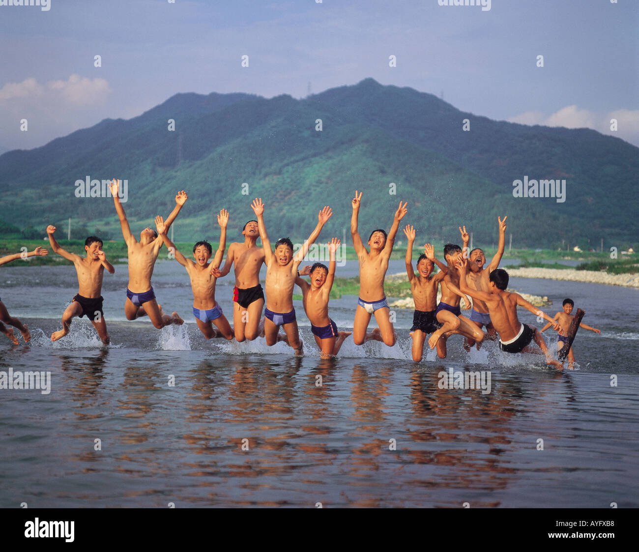 boys-with-water-stock-photo-alamy