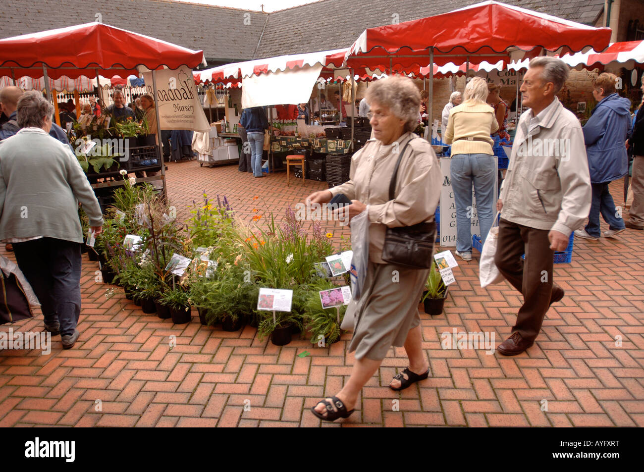 THE FARMERS MARKET IN STROUD GLOUCESTERSHIRE Stock Photo - Alamy