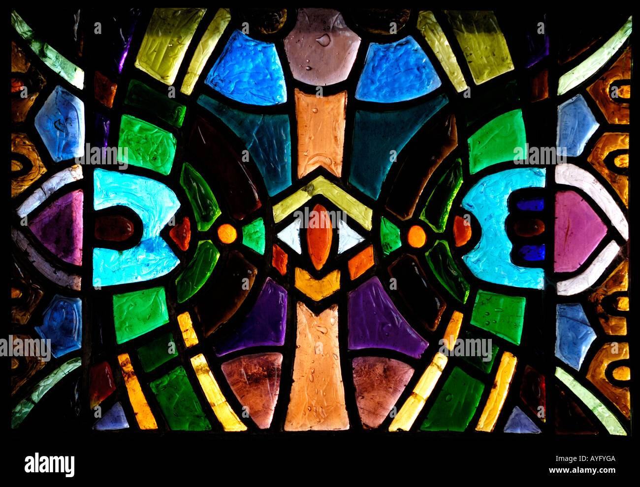 Colorful stained glass Stock Photo - Alamy