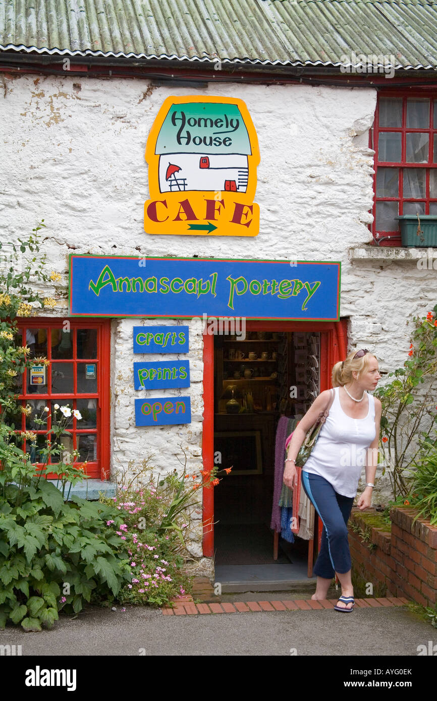 Pottery Store Dingle Town Dingle Peninsula County Kerry Ireland Stock