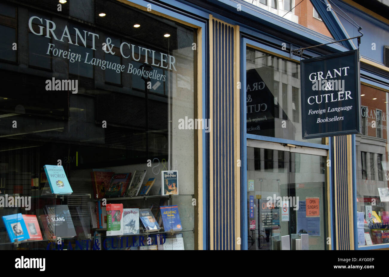 Grant and Cutler foreign language in Great Malborough Street