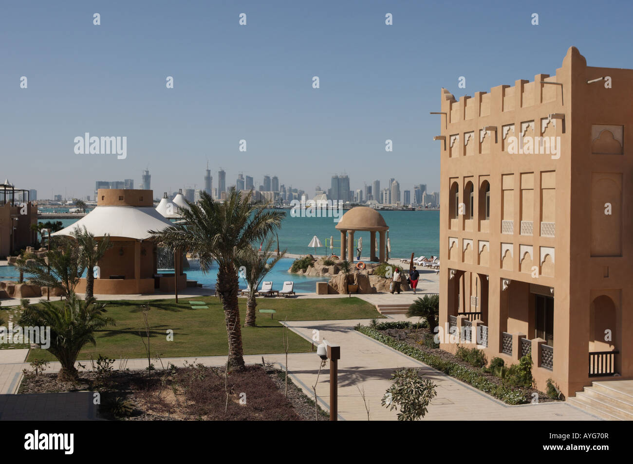 Five Star luxury hotel The Ritz Carlton Sharq Village and Spa in Doha
