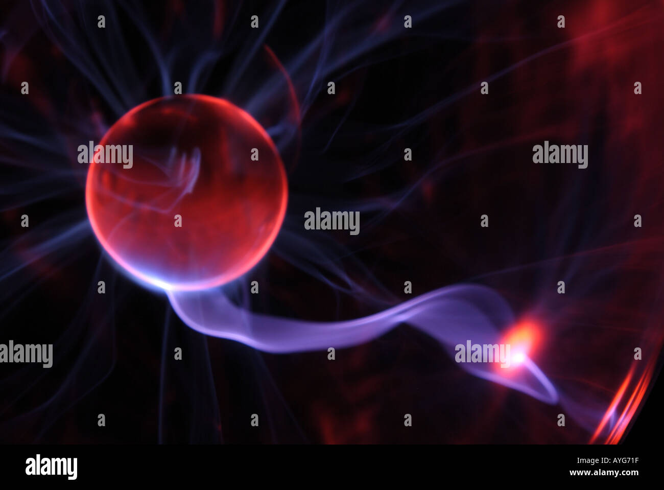 Plasma globe blue hi-res stock photography and images - Alamy