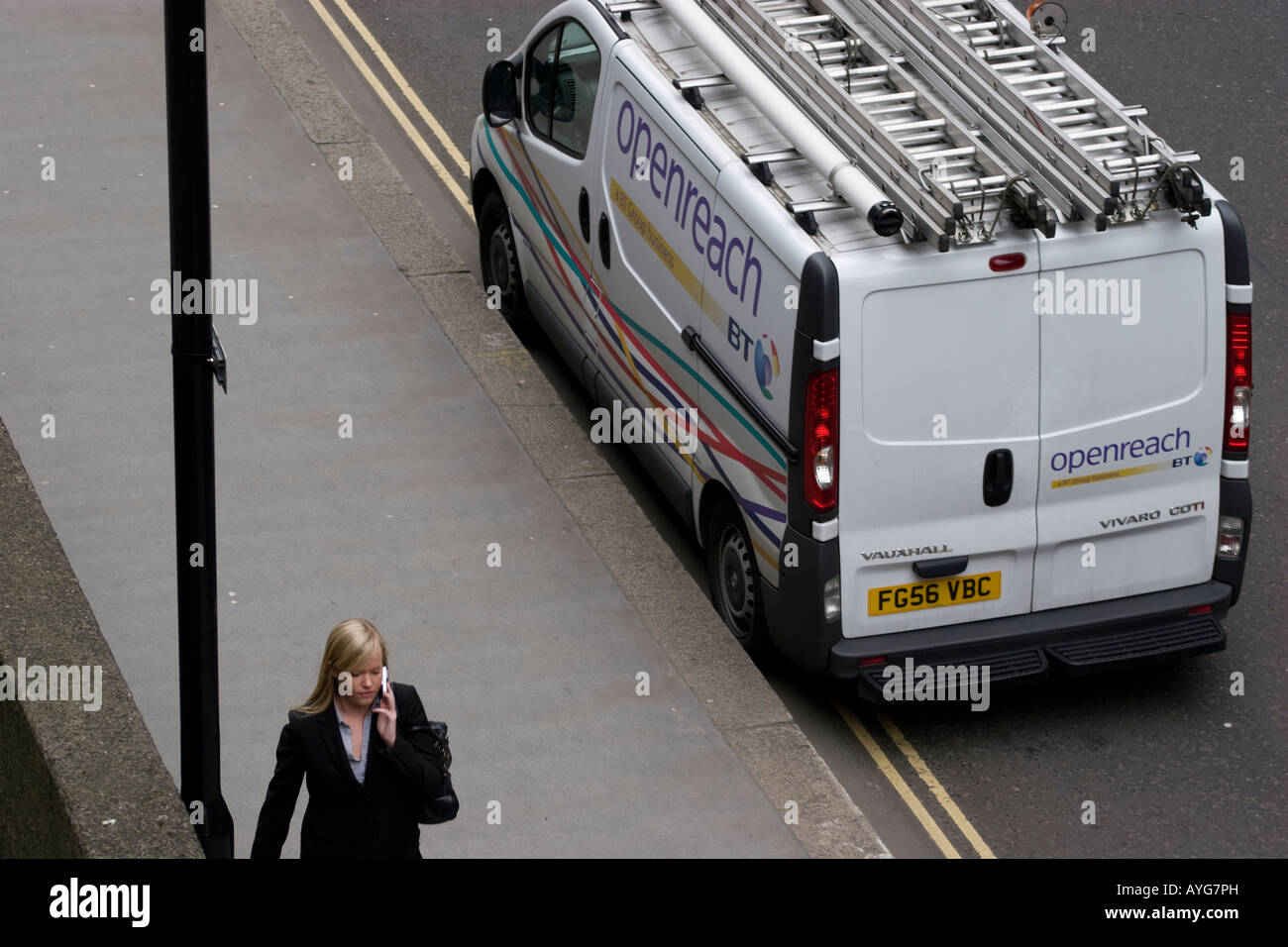 Openreach van hi-res stock photography and images - Alamy