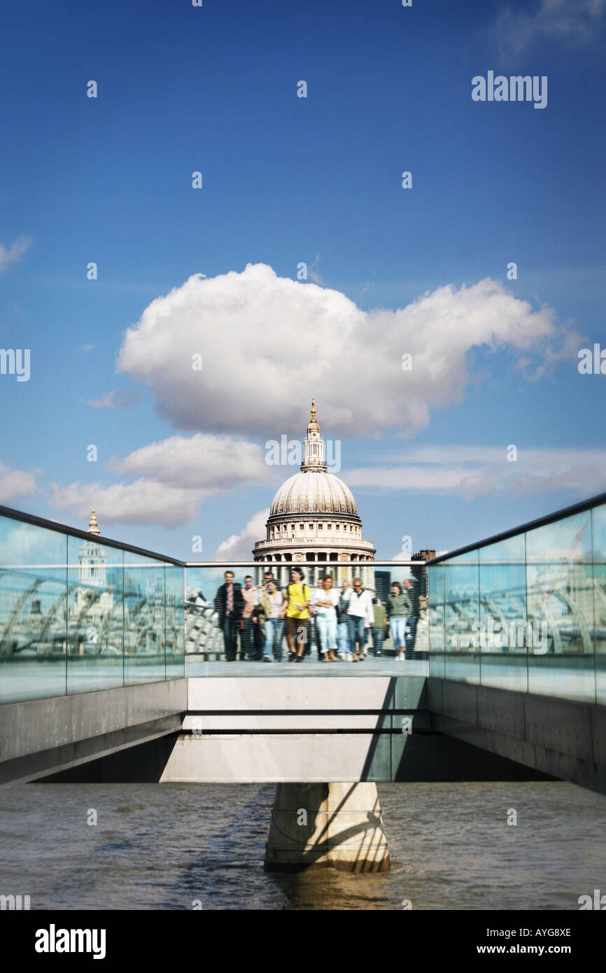 millennium bridge Stock Photo