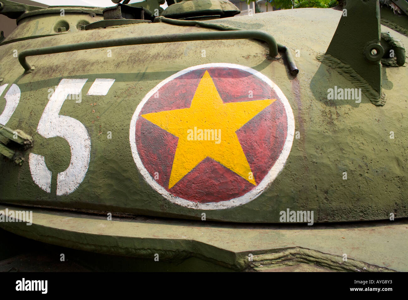 T 54B Vietnamese Soviet Tank Army Museum Hanoi Vietnam Stock Photo