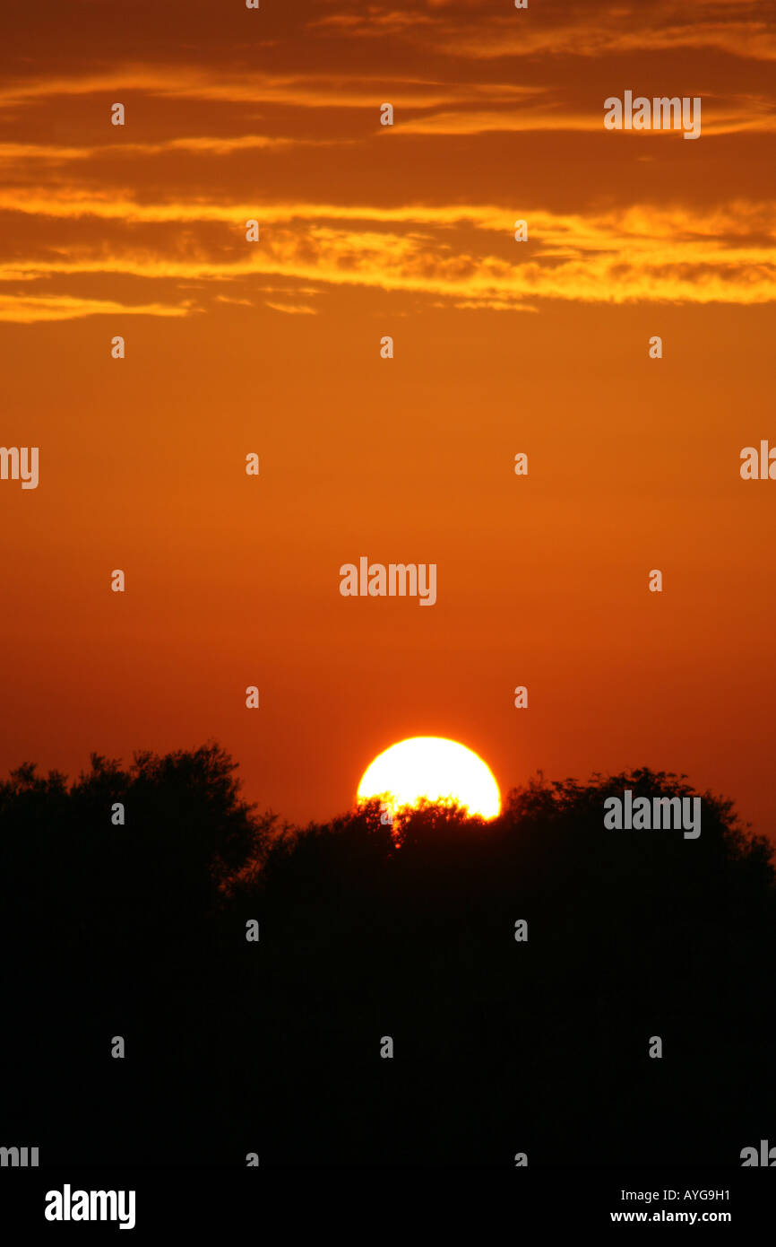 sunset Stock Photo