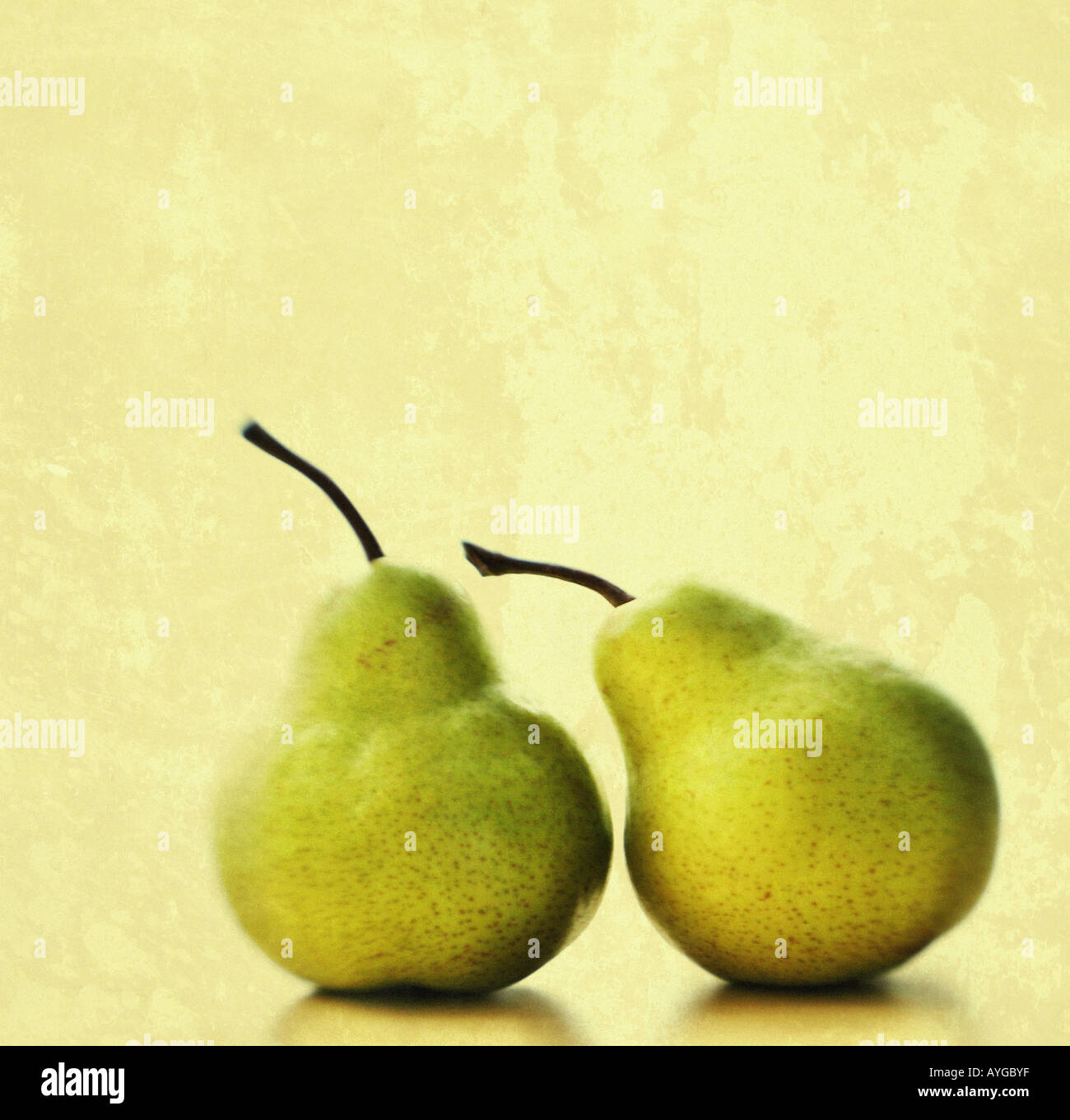two pears Stock Photo