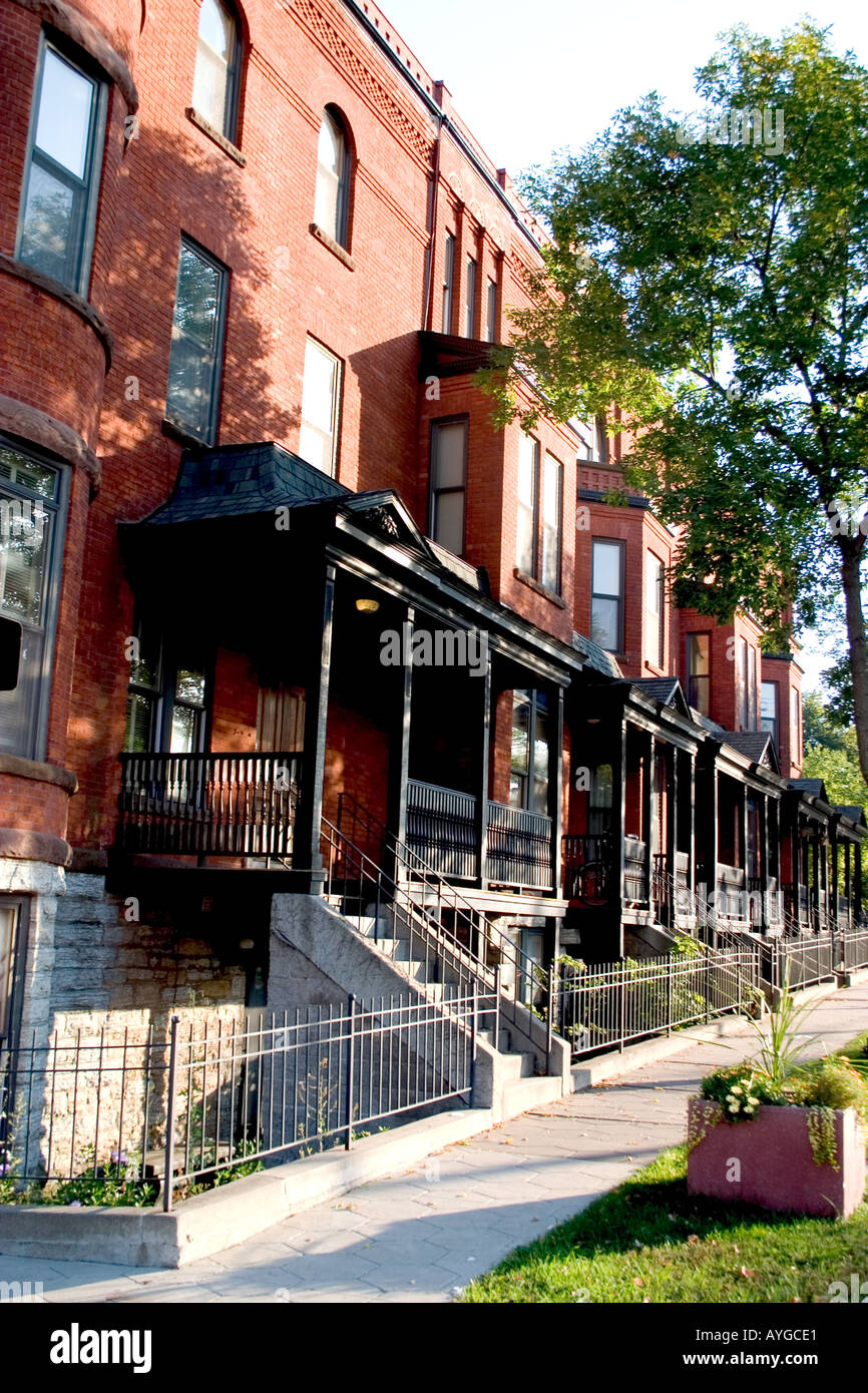 Condominiums located in the regentrified area of Irvine Park. St Paul